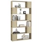 vidaXL Bücherregal Raumteiler Sonoma-Eiche 100x24x188 cm vidaXL Bücherregal Raumteiler Sonoma-Eiche 100x24x188 cm