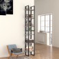 vidaXL Bücherregal 6 Fächer Betongrau 40x30x210 cm Holzwerkstoff vidaXL Bücherregal 6 Fächer Betongrau 40x30x210 cm Holzwerkstoff