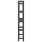 vidaXL Toilettenregal Grau 63x26x171 cm Massivholz Kiefer vidaXL Toilettenregal Grau 63x26x171 cm Massivholz Kiefer
