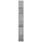 vidaXL Bücherregal Raumteiler Betongrau 80x24x186 cm Holzwerkstoff vidaXL Bücherregal Raumteiler Betongrau 80x24x186 cm Holzwerkstoff