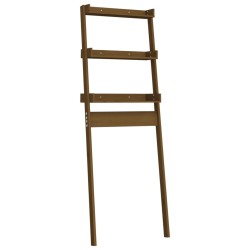 vidaXL Toilettenregal Honigbraun 63,5x32x179 cm Massivholz Kiefer