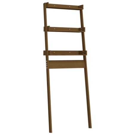 vidaXL Toilettenregal Honigbraun 63,5x32x179 cm Massivholz Kiefer