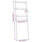 vidaXL Toilettenregal Honigbraun 63,5x32x179 cm Massivholz Kiefer vidaXL Toilettenregal Honigbraun 63,5x32x179 cm Massivholz Kiefer