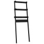 vidaXL Toilettenregal Schwarz 63,5x32x179 cm Massivholz Kiefer vidaXL Toilettenregal Schwarz 63,5x32x179 cm Massivholz Kiefer