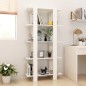 vidaXL Bücherregal/Raumteiler Weiß 80x30x160 cm Holzwerkstoff vidaXL Bücherregal/Raumteiler Weiß 80x30x160 cm Holzwerkstoff