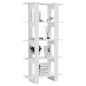 vidaXL Bücherregal/Raumteiler Weiß 80x30x160 cm Holzwerkstoff vidaXL Bücherregal/Raumteiler Weiß 80x30x160 cm Holzwerkstoff