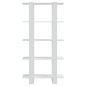vidaXL Bücherregal/Raumteiler Weiß 80x30x160 cm Holzwerkstoff vidaXL Bücherregal/Raumteiler Weiß 80x30x160 cm Holzwerkstoff