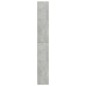 vidaXL Bücherregal 5 Fächer Betongrau 80x24x175 cm Holzwerkstoff vidaXL Bücherregal 5 Fächer Betongrau 80x24x175 cm Holzwerkstoff