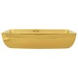 vidaXL Waschbecken 71 x 38 x 13,5 cm Keramik Golden vidaXL Waschbecken 71 x 38 x 13,5 cm Keramik Golden