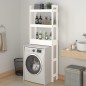 vidaXL Toilettenregal Weiß 63x26x171 cm Massivholz Kiefer vidaXL Toilettenregal Weiß 63x26x171 cm Massivholz Kiefer