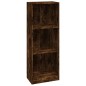 vidaXL Bücherregal 3 Fächer Räuchereiche 40x24x109 cm Holzwerkstoff vidaXL Bücherregal 3 Fächer Räuchereiche 40x24x109 cm Holzwerkstoff