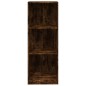 vidaXL Bücherregal 3 Fächer Räuchereiche 40x24x109 cm Holzwerkstoff vidaXL Bücherregal 3 Fächer Räuchereiche 40x24x109 cm Holzwerkstoff