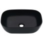 vidaXL Waschbecken 45,5 x 32 x 13 cm Keramik Schwarz vidaXL Waschbecken 45,5 x 32 x 13 cm Keramik Schwarz