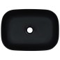 vidaXL Waschbecken 45,5 x 32 x 13 cm Keramik Schwarz vidaXL Waschbecken 45,5 x 32 x 13 cm Keramik Schwarz