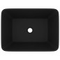 vidaXL Luxus-Waschbecken Matt Schwarz 41x30x12 cm Keramik vidaXL Luxus-Waschbecken Matt Schwarz 41x30x12 cm Keramik