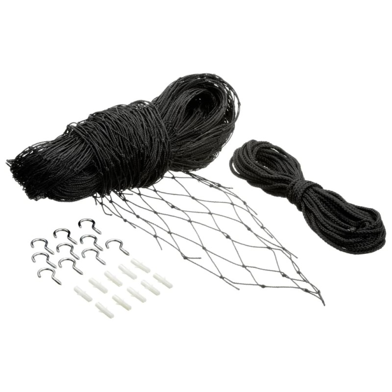 FLAMINGO Katzen-Sicherheitsnetz Sekura 4x3 m XL Schwarz FLAMINGO Katzen-Sicherheitsnetz Sekura 4x3 m XL Schwarz