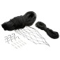FLAMINGO Katzen-Sicherheitsnetz Sekura 4x3 m XL Schwarz FLAMINGO Katzen-Sicherheitsnetz Sekura 4x3 m XL Schwarz