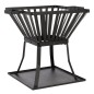 RedFire Feuerkorb Denver Schwarz Stahl 51,5x39x45 cm 85015 RedFire Feuerkorb Denver Schwarz Stahl 51,5x39x45 cm 85015