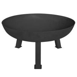 Perel Feuerschale 75x37 cm Schwarz