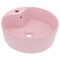 vidaXL Luxus-Waschbecken mit Überlauf Matt Rosa 36x13 cm Keramik vidaXL Luxus-Waschbecken mit Überlauf Matt Rosa 36x13 cm Keramik