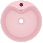 vidaXL Luxus-Waschbecken mit Überlauf Matt Rosa 36x13 cm Keramik vidaXL Luxus-Waschbecken mit Überlauf Matt Rosa 36x13 cm Keramik