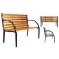 HI Parkbank Braun 122x60x81 cm HI Parkbank Braun 122x60x81 cm