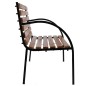 HI Parkbank Braun 122x60x81 cm HI Parkbank Braun 122x60x81 cm