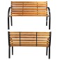 HI Parkbank Braun 122x60x81 cm HI Parkbank Braun 122x60x81 cm