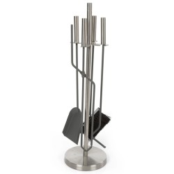 Perel 4-tlg. Kaminbesteck Edelstahl  