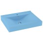 vidaXL Luxus-Waschbecken mit Hahnloch Matt-Hellblau 60x46 cm Keramik vidaXL Luxus-Waschbecken mit Hahnloch Matt-Hellblau 60x46 cm Keramik