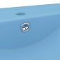 vidaXL Luxus-Waschbecken mit Hahnloch Matt-Hellblau 60x46 cm Keramik vidaXL Luxus-Waschbecken mit Hahnloch Matt-Hellblau 60x46 cm Keramik