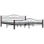 vidaXL Bettgestell Schwarz Metall 180×200 cm vidaXL Bettgestell Schwarz Metall 180×200 cm