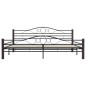 vidaXL Bettgestell Schwarz Metall 180×200 cm vidaXL Bettgestell Schwarz Metall 180×200 cm