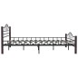 vidaXL Bettgestell Schwarz Metall 180×200 cm vidaXL Bettgestell Schwarz Metall 180×200 cm