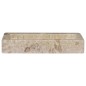 vidaXL Wandwaschbecken Creme 38x24x6,5 cm Marmor