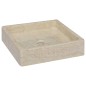 vidaXL Waschbecken Creme 40x40x10 cm Marmor vidaXL Waschbecken Creme 40x40x10 cm Marmor