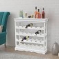 vidaXL Weinschrank Abreu Weiß vidaXL Weinschrank Abreu Weiß