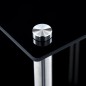 vidaXL Regal mit 3 Ablagen Schwarz 40x40x67 cm Hartglas vidaXL Regal mit 3 Ablagen Schwarz 40x40x67 cm Hartglas