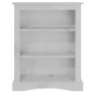vidaXL Bücherschrank 3 Fächer Mexiko-Stil Kiefernholz Grau 81x29x100cm vidaXL Bücherschrank 3 Fächer Mexiko-Stil Kiefernholz Grau 81x29x100cm