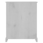 vidaXL Bücherschrank 3 Fächer Mexiko-Stil Kiefernholz Grau 81x29x100cm vidaXL Bücherschrank 3 Fächer Mexiko-Stil Kiefernholz Grau 81x29x100cm