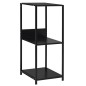 vidaXL Kleines Bücherregal Schwarz 33,5x39,6x79,7 cm Holzwerkstoff vidaXL Kleines Bücherregal Schwarz 33,5x39,6x79,7 cm Holzwerkstoff