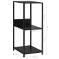 vidaXL Kleines Bücherregal Schwarz 33,5x39,6x79,7 cm Holzwerkstoff vidaXL Kleines Bücherregal Schwarz 33,5x39,6x79,7 cm Holzwerkstoff