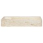 vidaXL Waschbecken Creme 58x39x10 cm Marmor vidaXL Waschbecken Creme 58x39x10 cm Marmor