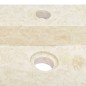 vidaXL Waschbecken Creme 58x39x10 cm Marmor vidaXL Waschbecken Creme 58x39x10 cm Marmor
