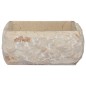 vidaXL Waschbecken Creme 30x30x13 cm Marmor vidaXL Waschbecken Creme 30x30x13 cm Marmor