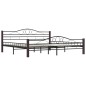 vidaXL Bettgestell Schwarz Metall 200×200 cm vidaXL Bettgestell Schwarz Metall 200×200 cm