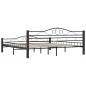 vidaXL Bettgestell Schwarz Metall 200×200 cm vidaXL Bettgestell Schwarz Metall 200×200 cm