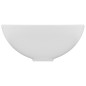 vidaXL Luxus-Waschbecken Rund Matt Weiß 32,5x14 cm Keramik vidaXL Luxus-Waschbecken Rund Matt Weiß 32,5x14 cm Keramik