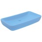 vidaXL Luxus-Waschbecken Rechteckig Matt Hellblau 71x38 cm Keramik vidaXL Luxus-Waschbecken Rechteckig Matt Hellblau 71x38 cm Keramik