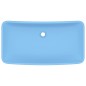 vidaXL Luxus-Waschbecken Rechteckig Matt Hellblau 71x38 cm Keramik vidaXL Luxus-Waschbecken Rechteckig Matt Hellblau 71x38 cm Keramik